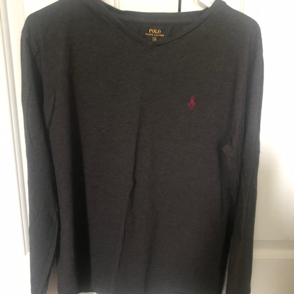 Men's Long Sleeve Polo T-shirt